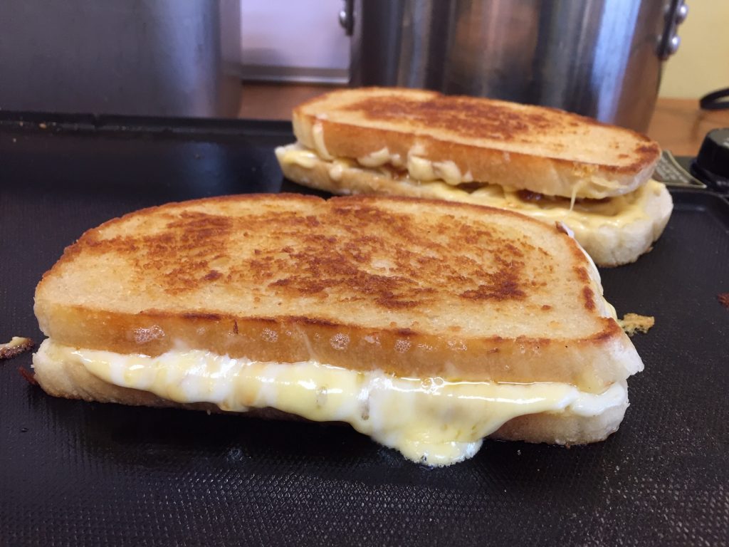 Hot Grilled Cheese Sandwich